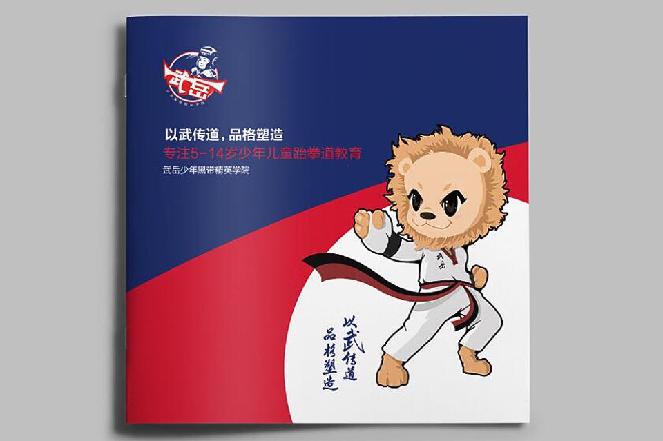 跆拳道培训画册设计